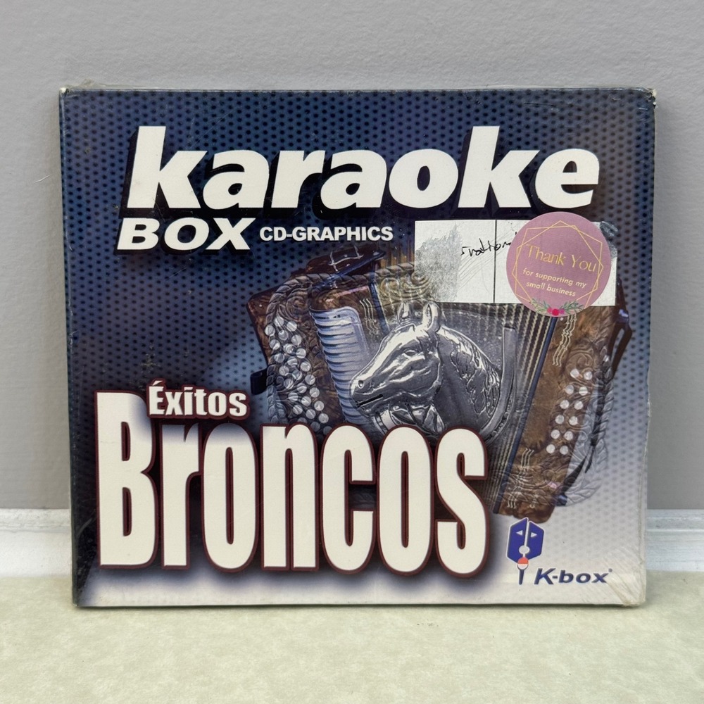 Karaoke Box CD Graphics Exitos Broncos K Box Music Disc New Sealed